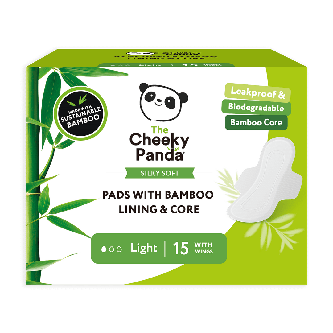 Period Pads with Biodegradable Bamboo Lining & Core